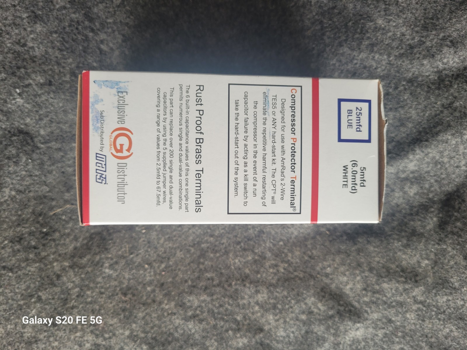AmRad Turbo 200 Universal Motor Run Capacitor HVAC AC Condenser Replacement