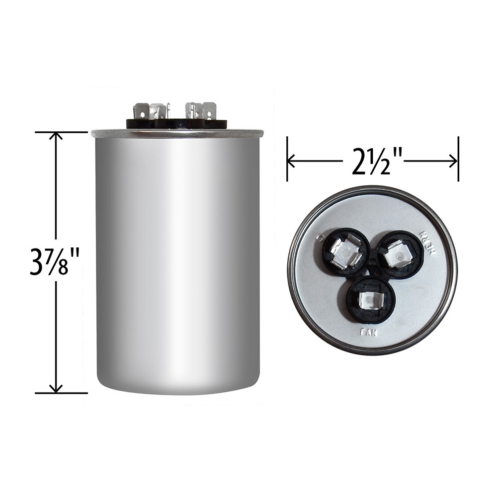 USA 45 + 5 370 or 440 VAC Capacitor replaces Titan TRCFD455 TRCFD455A PRCFD455A