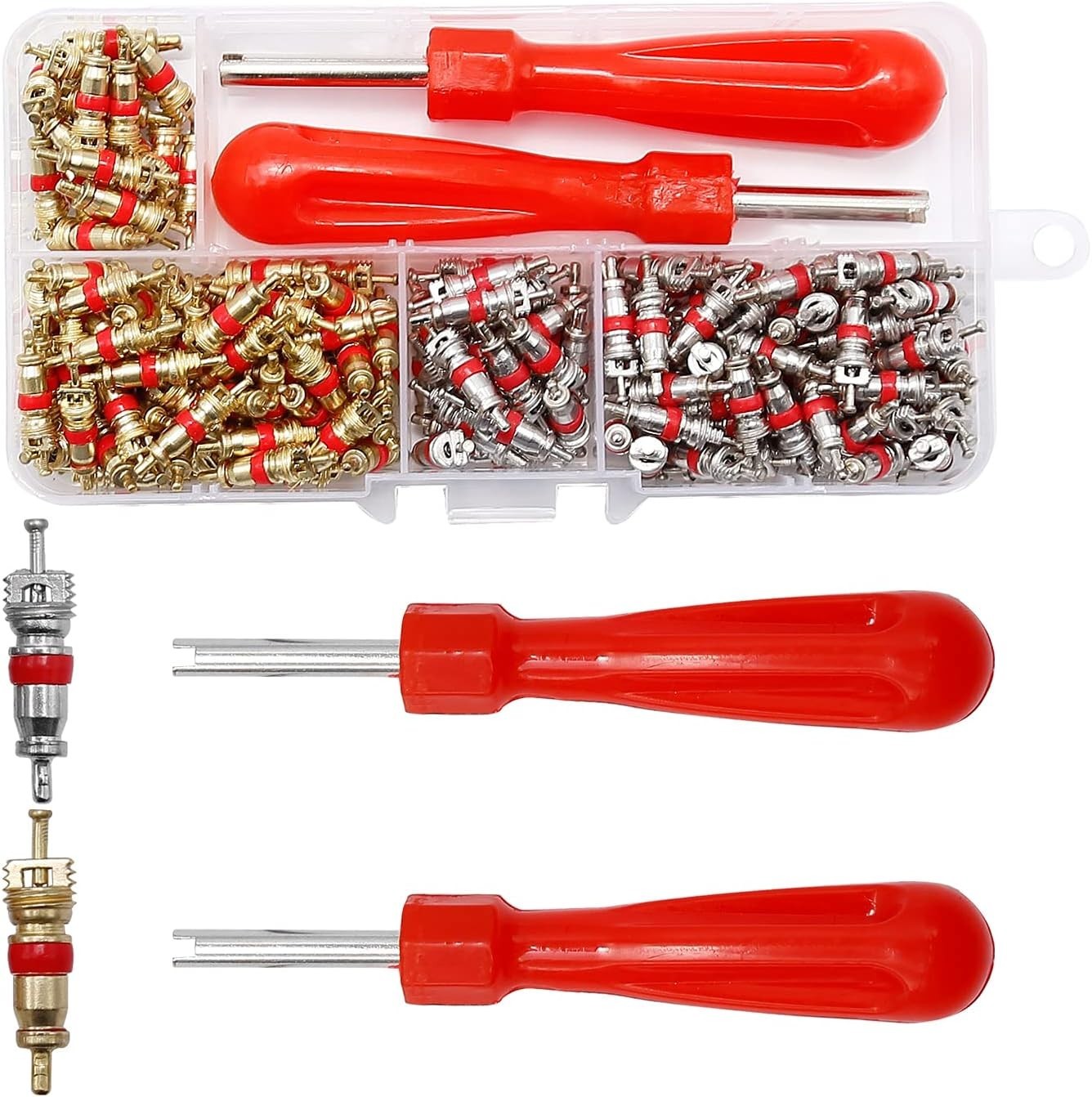 242-Piece AC Valve Core Kit & Tools for Reliable Auto Air Conditioning Repair