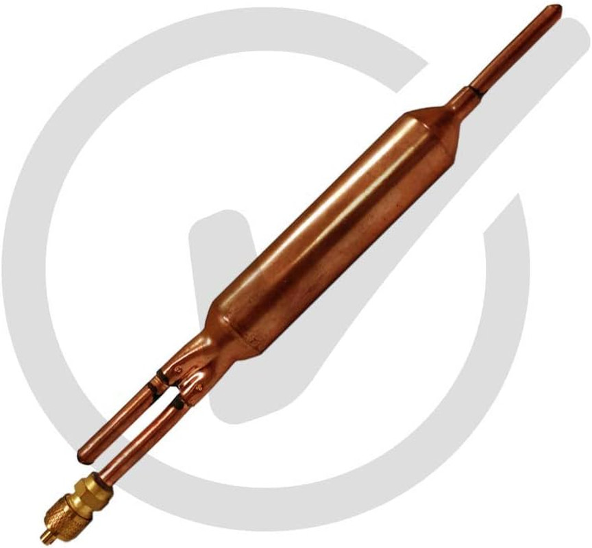 Everwell 10 PCS Filter Drier Refrigerant Liquid LINE with Charging Valve 1/4 X 1