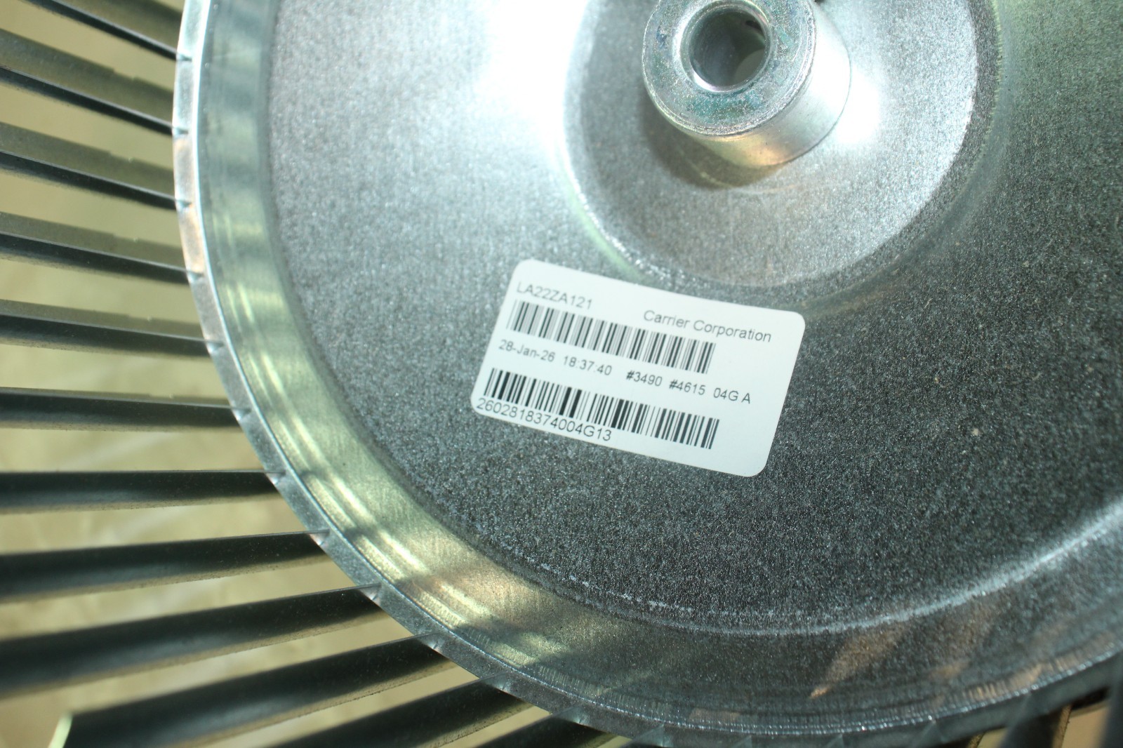 Carrier Bryant Blower Wheel LA22ZA121