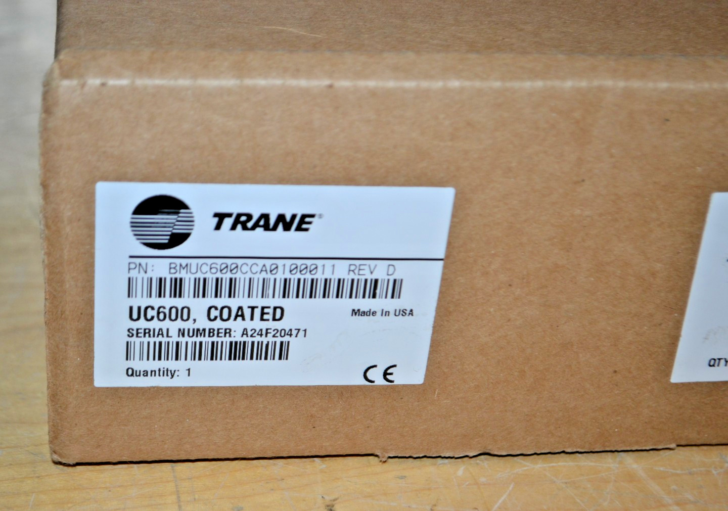 Trane Tracer UC600 Coated Programmable HVAC Controller, Rev D, Mfr. # CNT06894