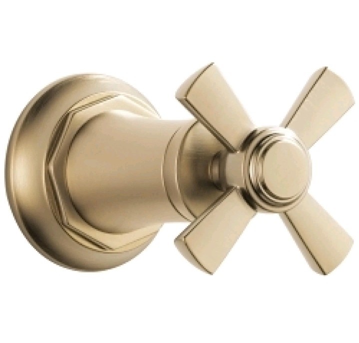 Delta T66661-GL Volume Control Trim 2-7/16″ Luxe Gold 1 Handle 45-80 PSI Wall HA
