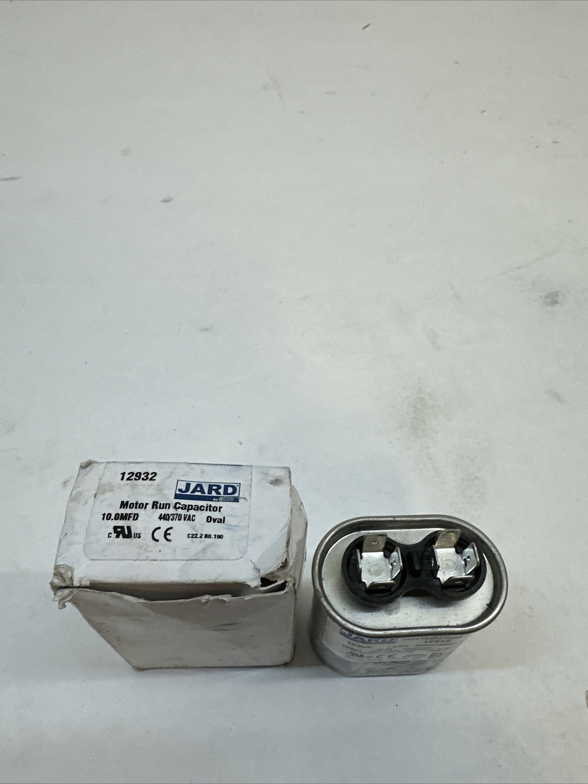 10 MFD 440 v OVAL Run Capacitor MARS 12932 replaces GE 97F5300BZ3 2MDY8