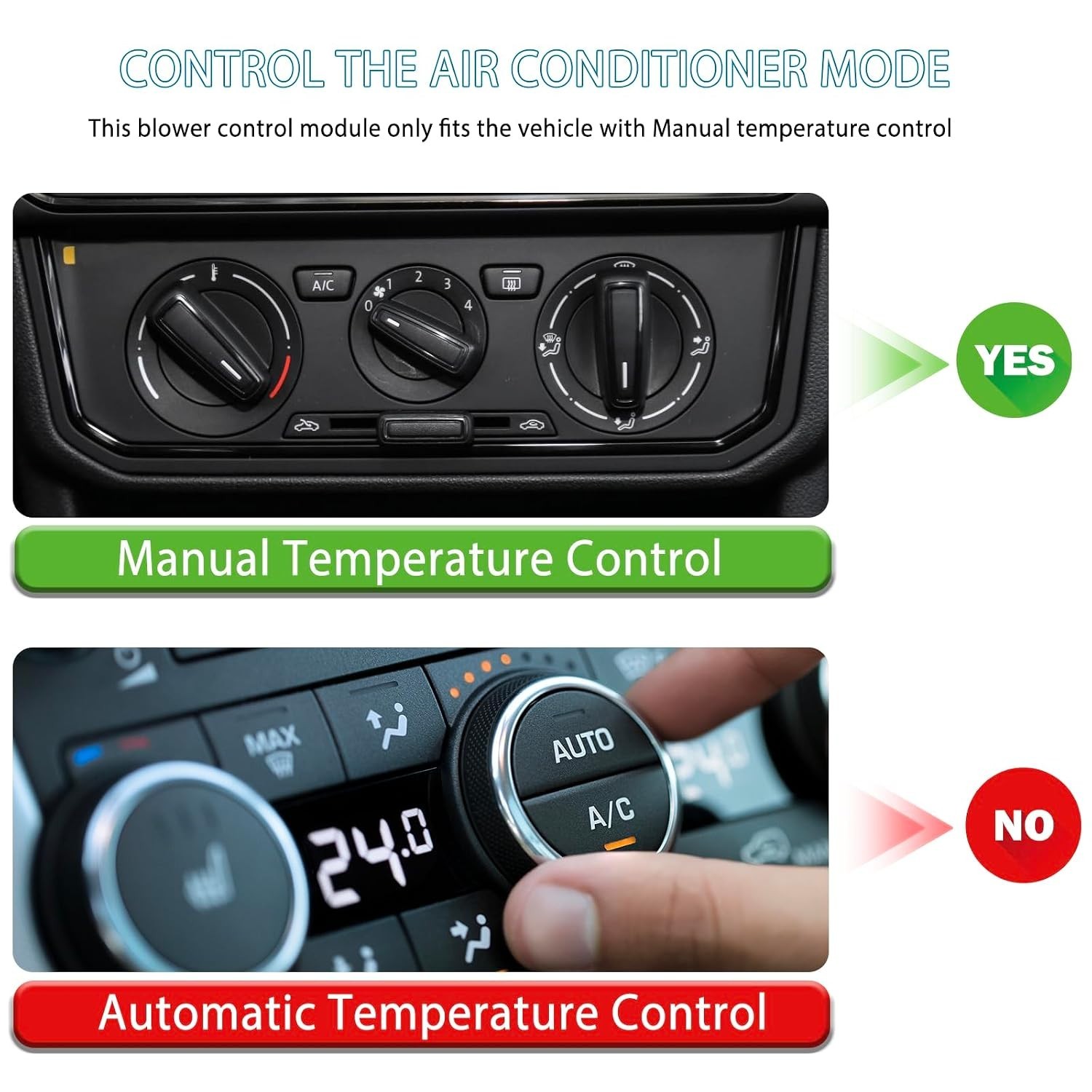 Blower Motor Fan Resistor Compatible with 1999-2006 Silverado Sierra 1500 2500