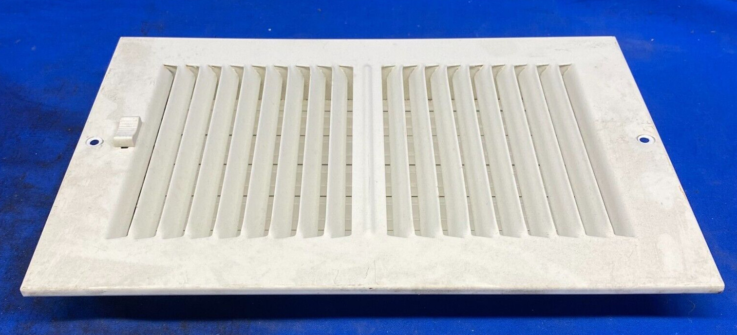 TWO-WAY SIDEWALL /CEILING REGISTER OAD: 11-3/4″X7-3/4″x1″ WHITE COLOR