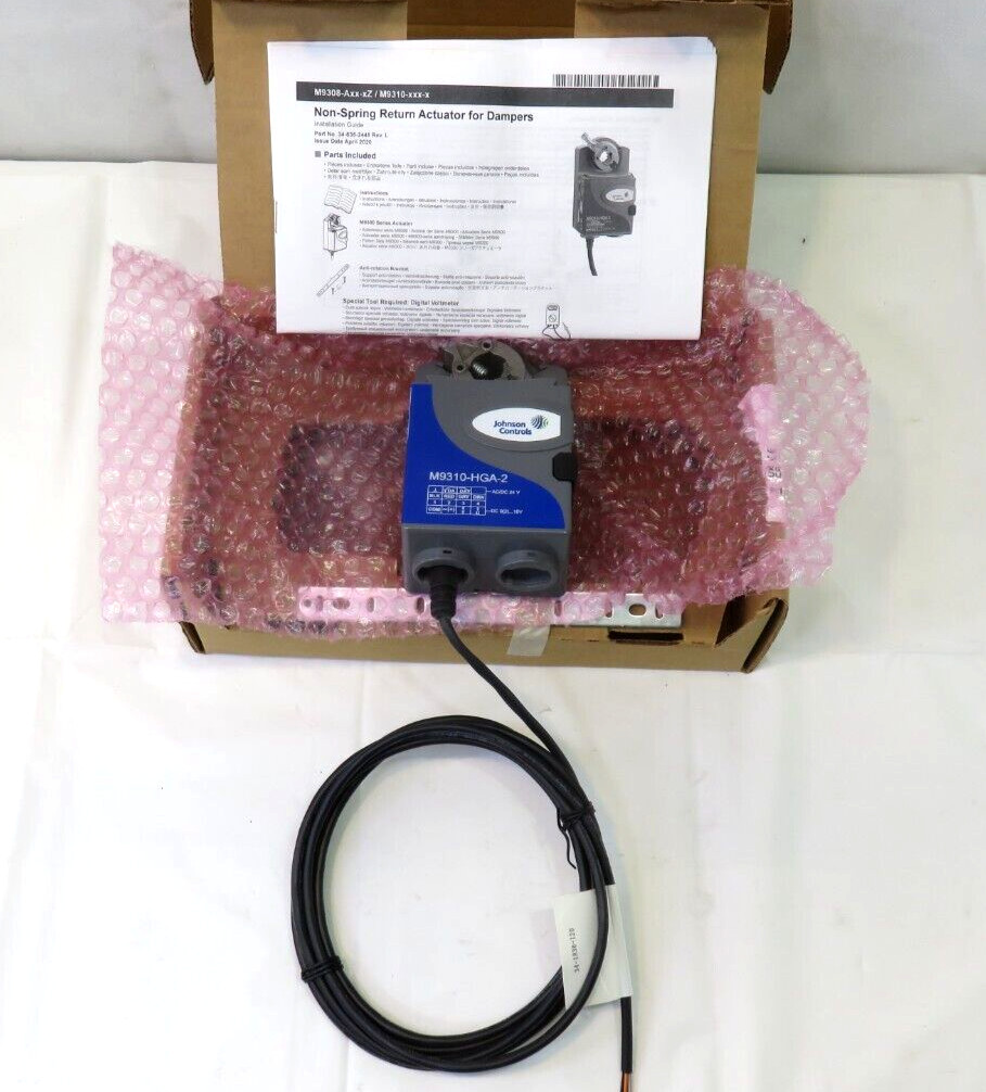 JOHNSON Controls M9310-HGA-2 Damper Actuator, OPEN BOX