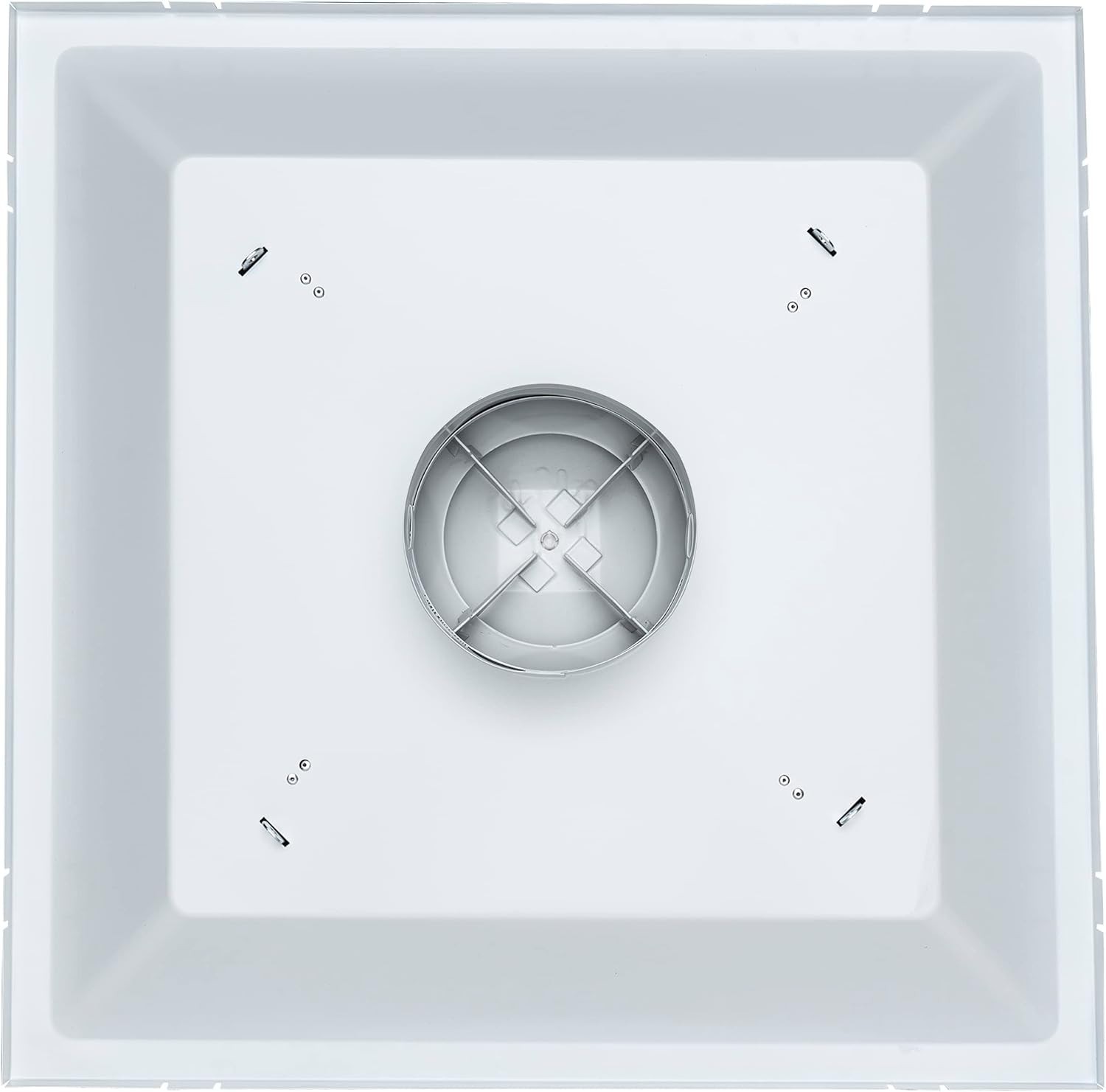 2’x2′ Lay in Steel Air Supply Diffuser | 24×24 T-Bar Drop Ceiling 6″ Neck 3 Cone