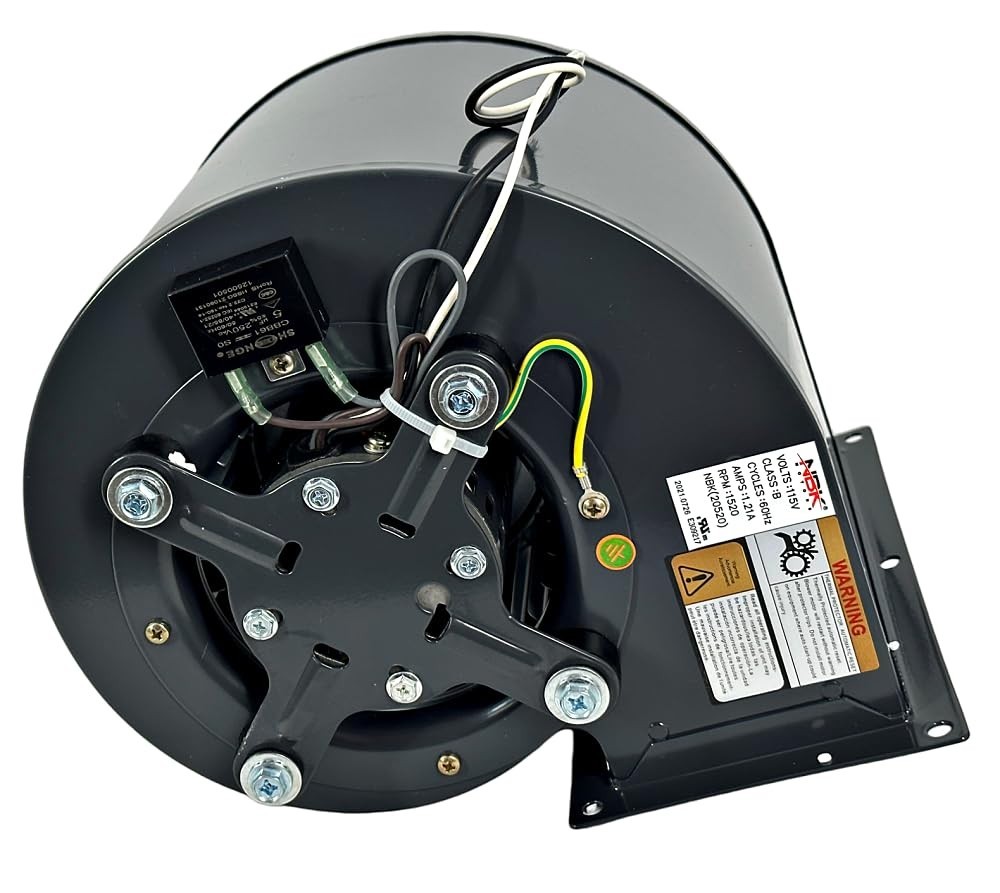 Pellethead Permanent Split Capacitor Blower Fan Motor for Dayton 1TDR9, 4C264