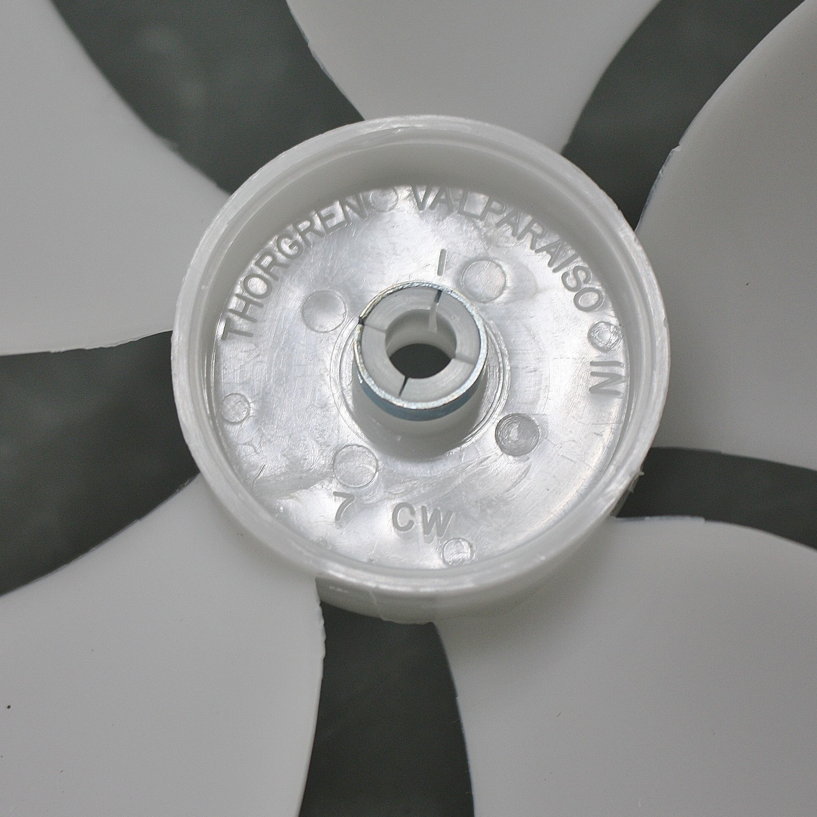 (15) Thorgren Fan Propeller 5C178, 7″ OD, 5/16″ Bore, 5 Blade, CW, White Plastic