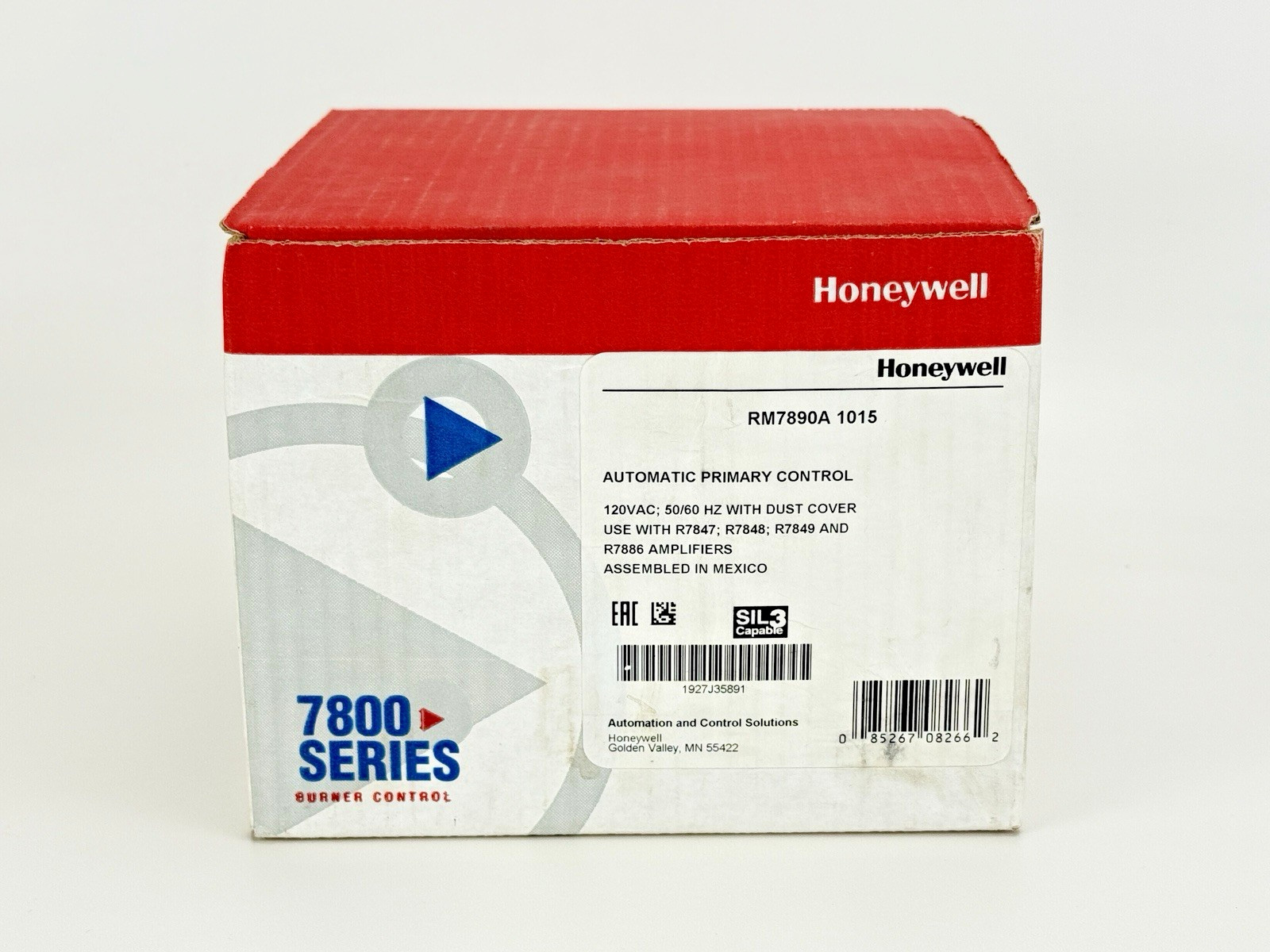 HONEYWELL – RM7890 A 1015 – ULTRAVIOLET FLAME AMPLIFIER – BURNER CONTROL