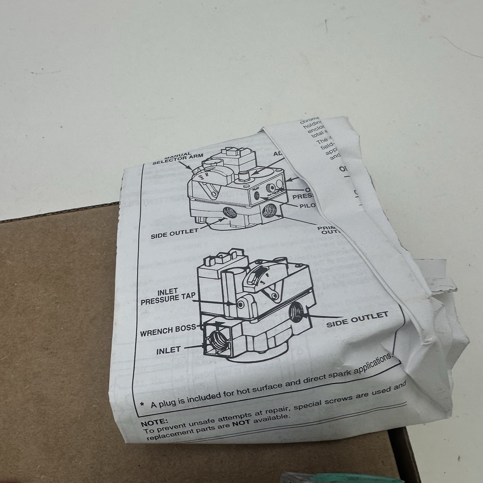 Robertshaw 720-079 Universal Electronic Ignition Gas Valve Uni-Kit Metal