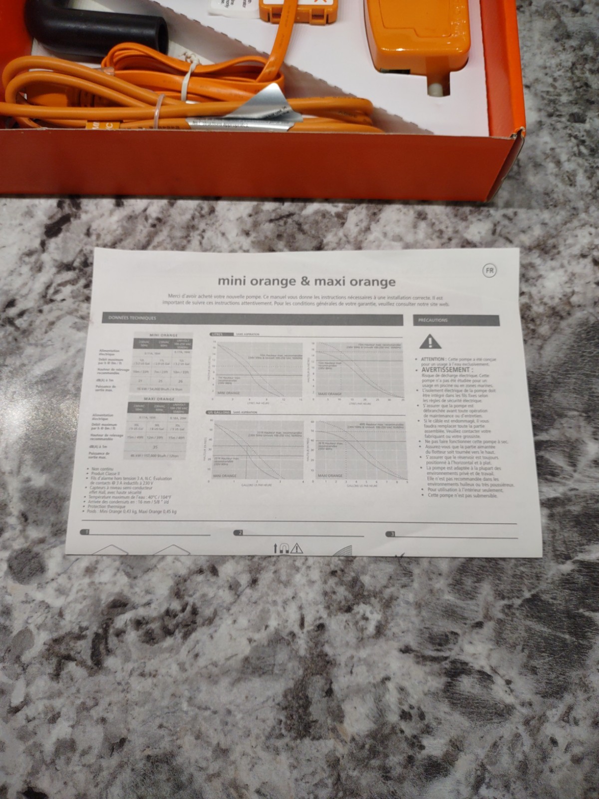 RECTORSEAL Aspen Pumps 83909 Mini Orange Pump Kit -New Open Box-