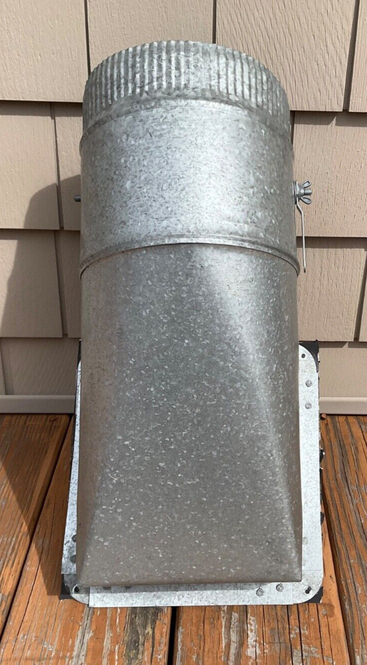 HVAC Duct 7” round stick on top take off with damper