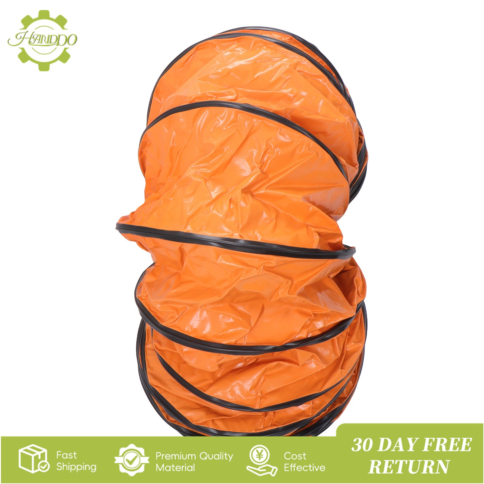 12″×16ft PVC Flexible Duct Hose, HVAC Duct Hosing Flame Retardant for Ventilator