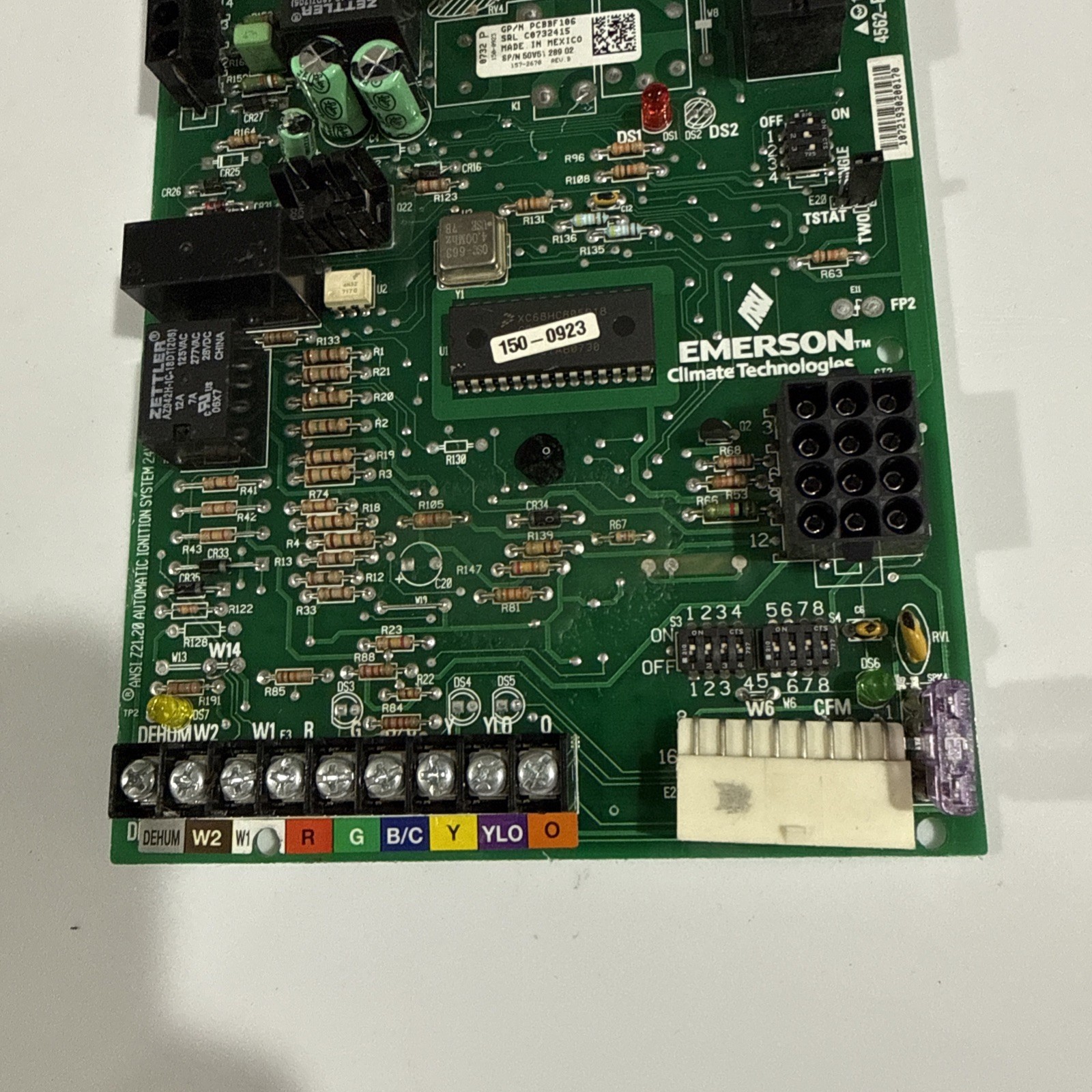 Goodman Furnace Control Circuit Board PCBBF106 for 50V51 289 02