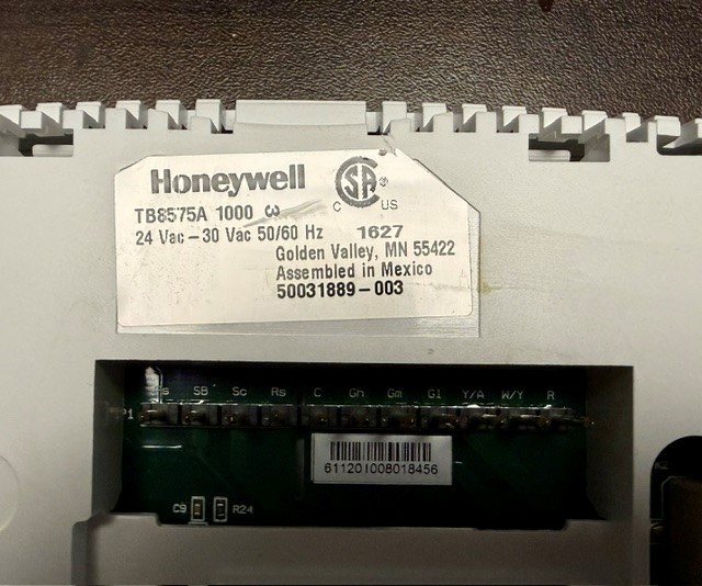 honeywell TB8575a1000 used thermostats
