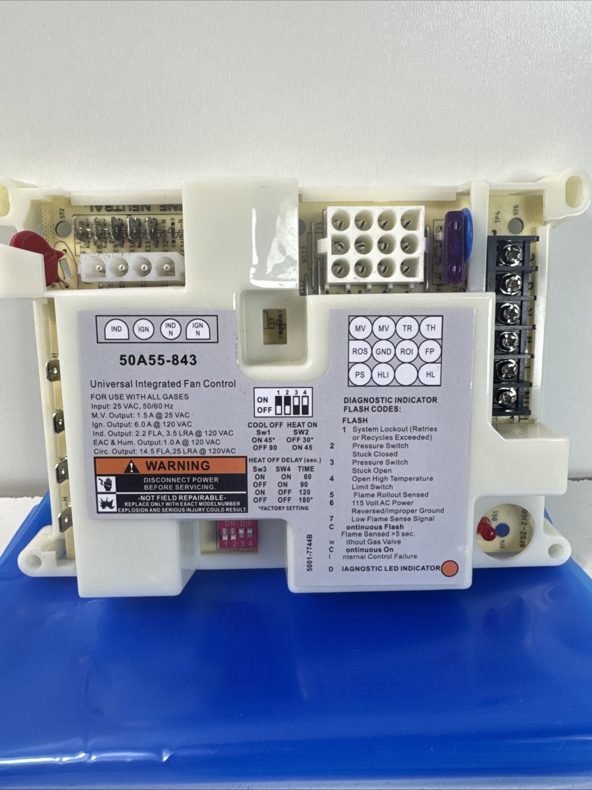 White-Rodgers 50A55-843 Furnace Control Board