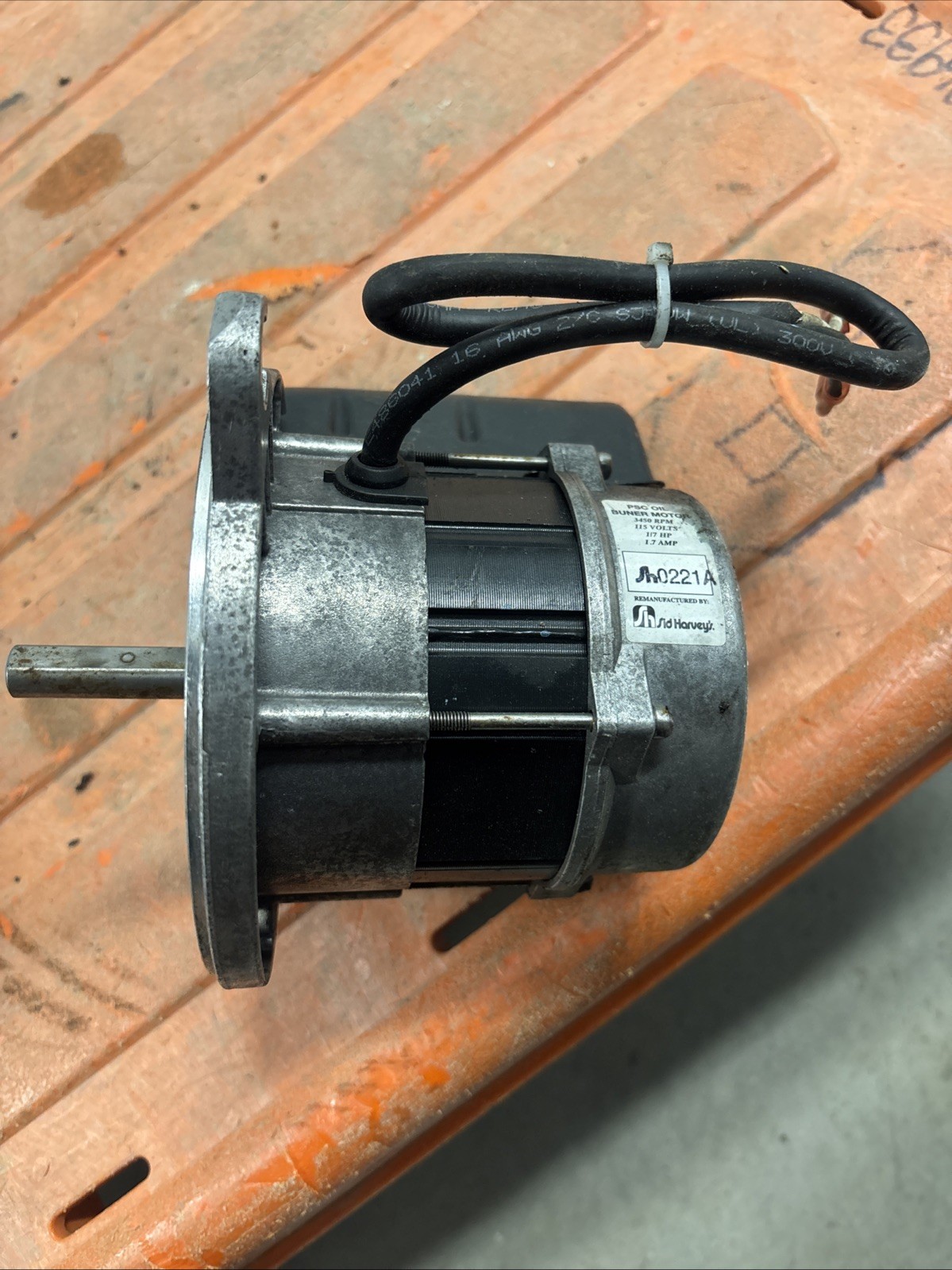Sid Harvey’s oil burner motor for Beckett burners and A AF. AFG