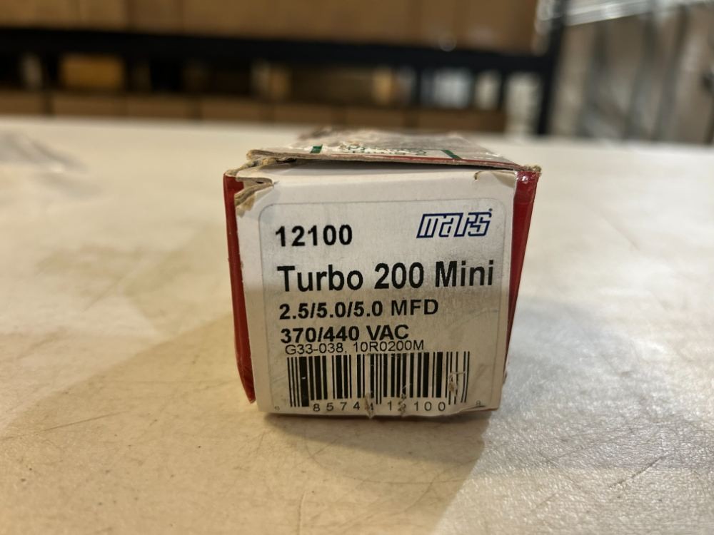 Mars 12100 Turbo 200 Mini Capacitor 2.5/5.0/5.0 MFD 370/440 VAC