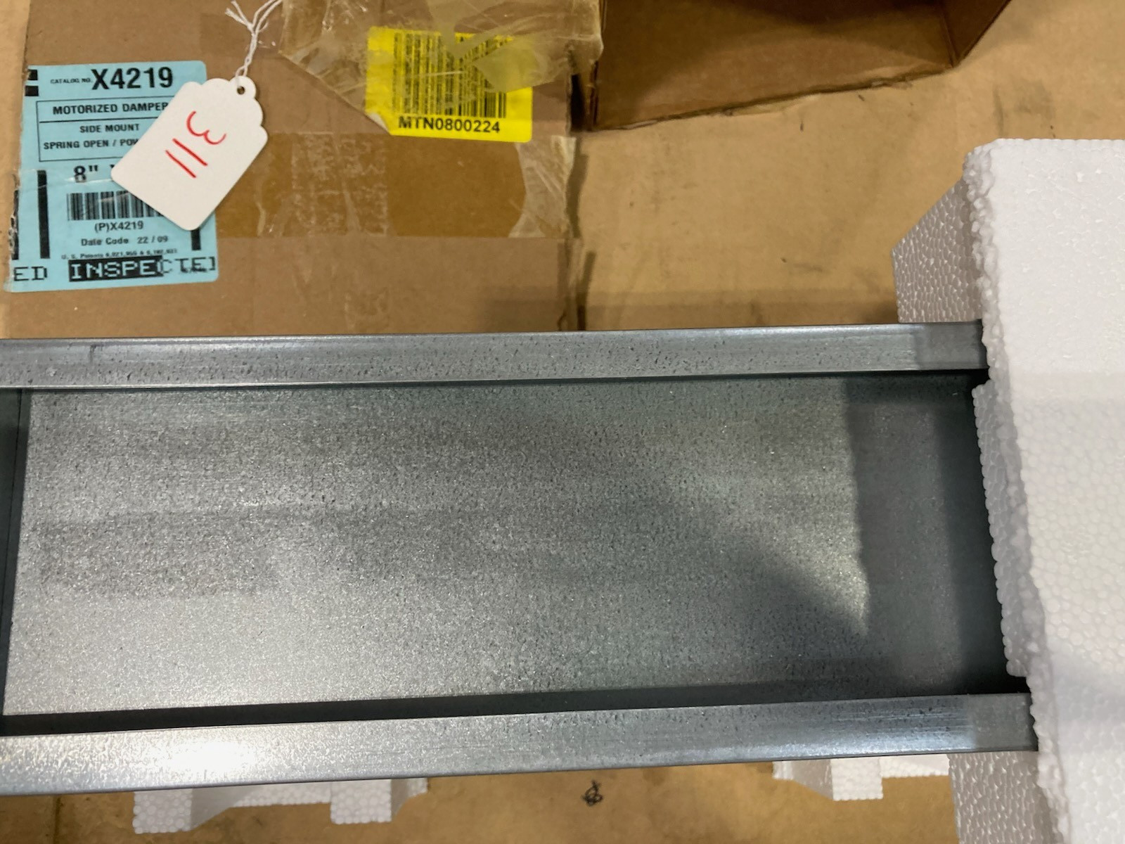 Trane Zone Comfort Control Damper & Actuator CNT06430 Normally Open 24V New