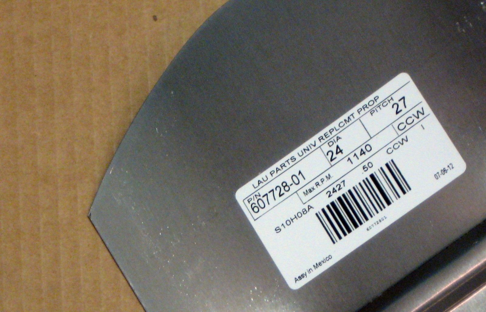 Lau 60772801 24″ Intake Fan Blade CCW Rotation 27 Degree Pitch 2 Blades