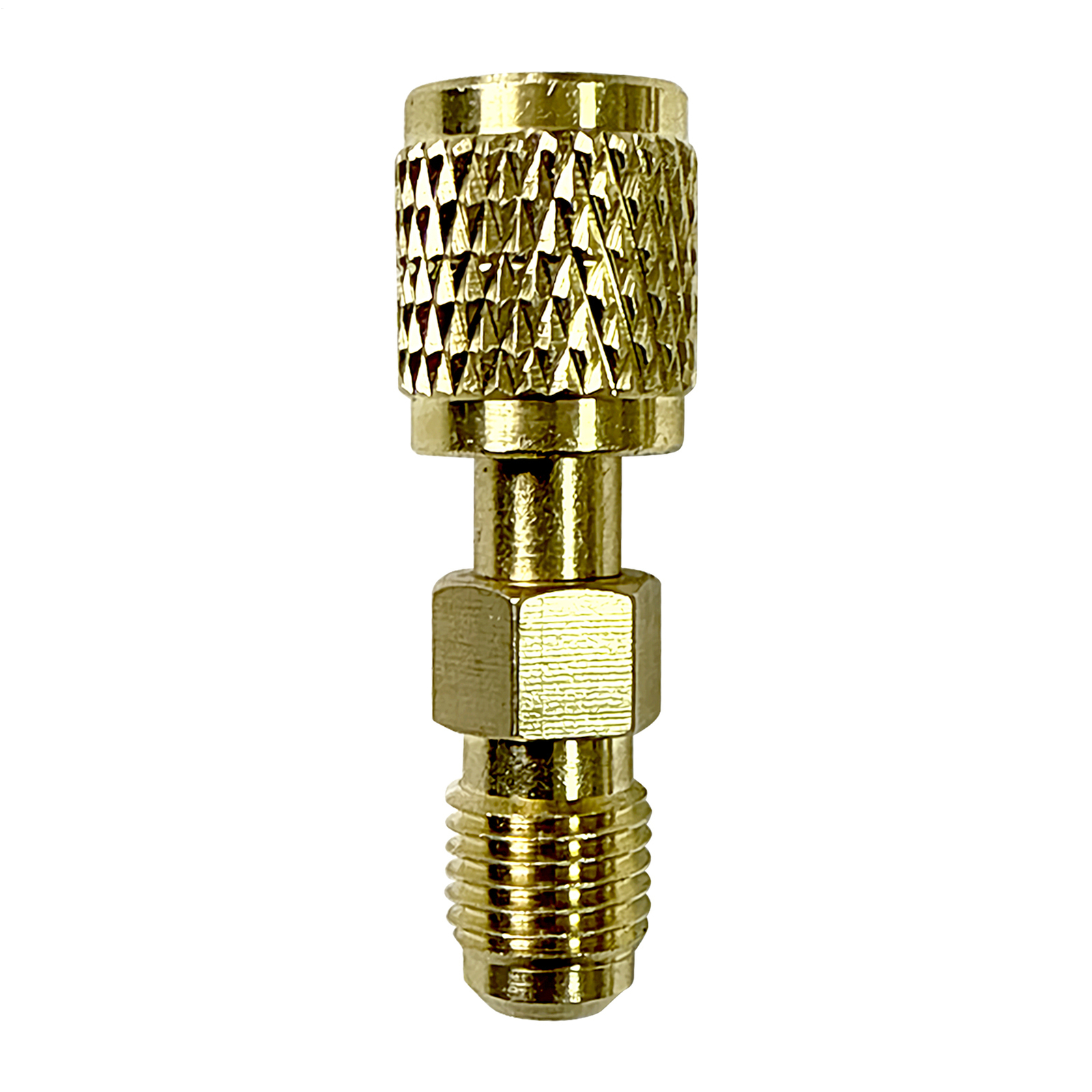 HVAC R32 Reverse Thread 1/4” Female, 1/4” Male Adapter For A2L R454B/R32 Tanks