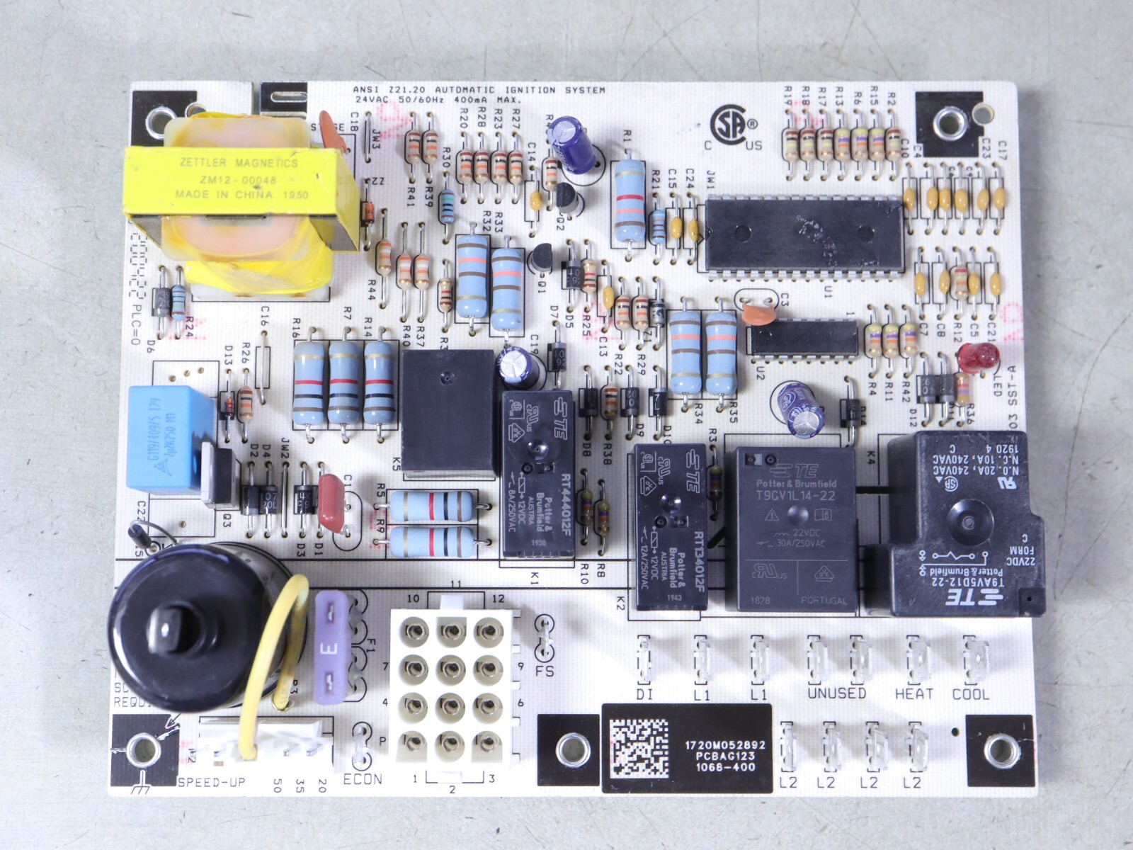 Honeywell 1068-400 Goodman Amana Control Circuit Board PCBAG123