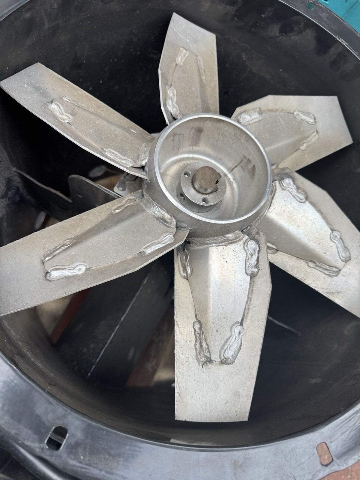 Dayton 4C660 Tubeaxial Fan 16″ Belt Drive With 1 HP 1 PH Marathon Motor 115/230V