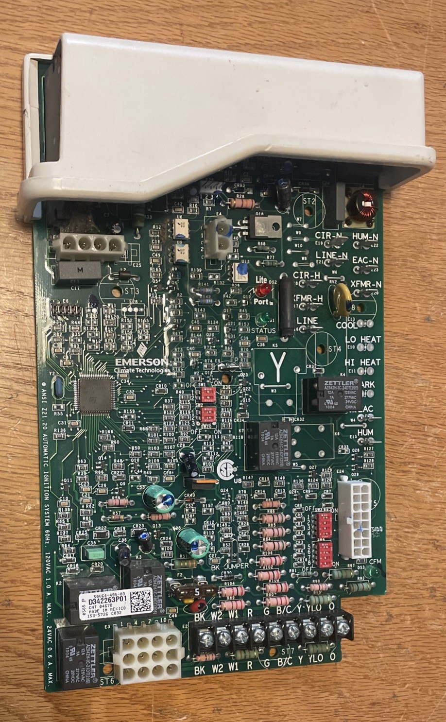 50V64-495-03 Furnace Control Circuit Board D342263P01 TESTED/WORKING