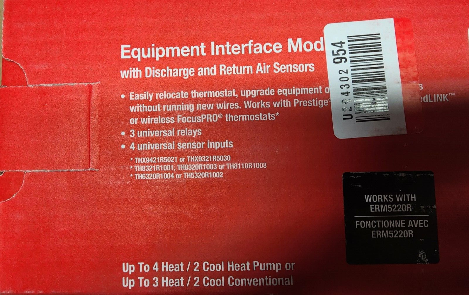 Honeywell Miller Equipment Interface Module YTHM5421R1010, 12z040, Red Link Tech