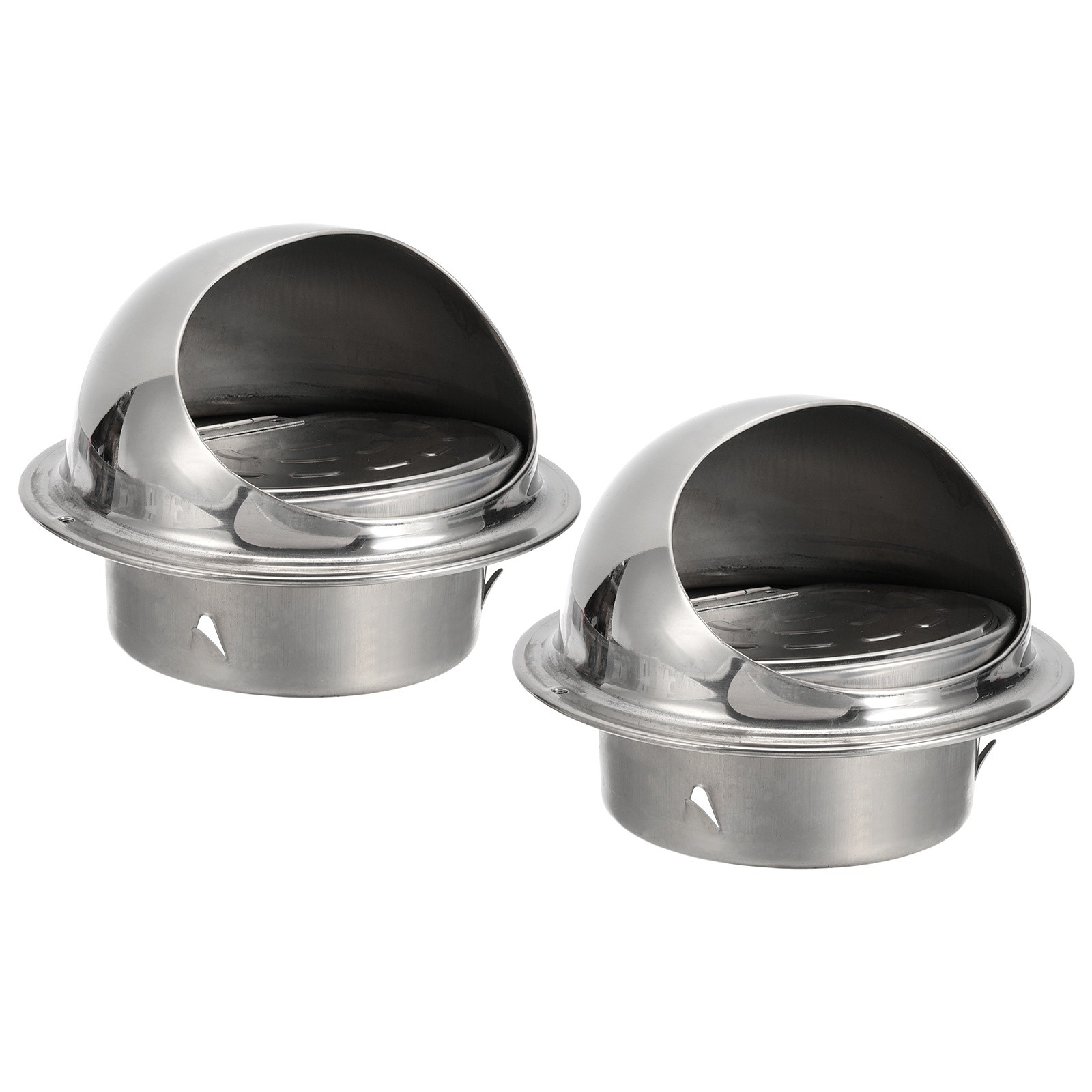 4 Inch Vent Cover, Round Exhaust Vent for Outdoor Ventilation System 2 Set