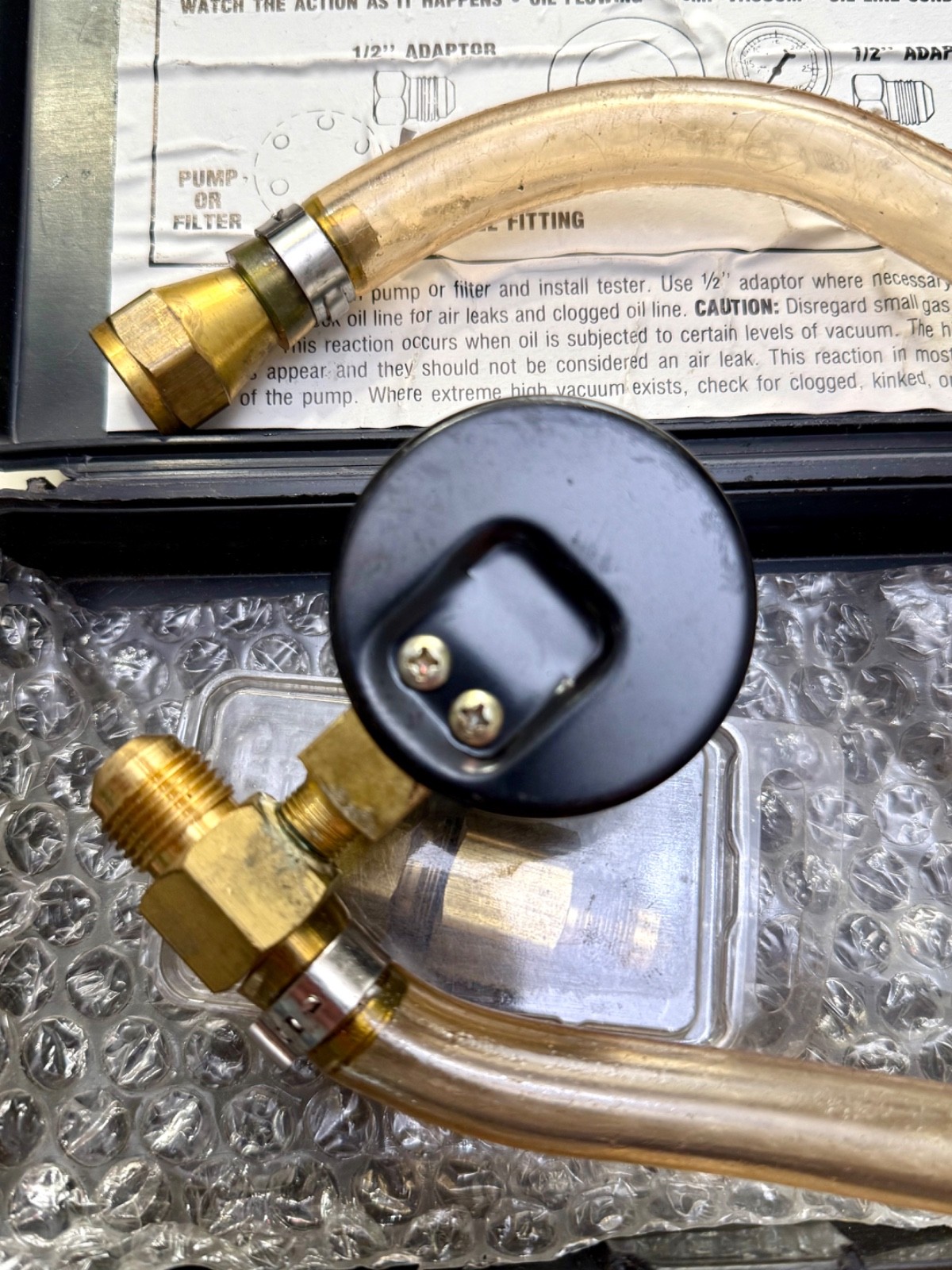 Sid Harvey’s OIL WATCHER model P115 Suction Oil Line Analyzer Tester