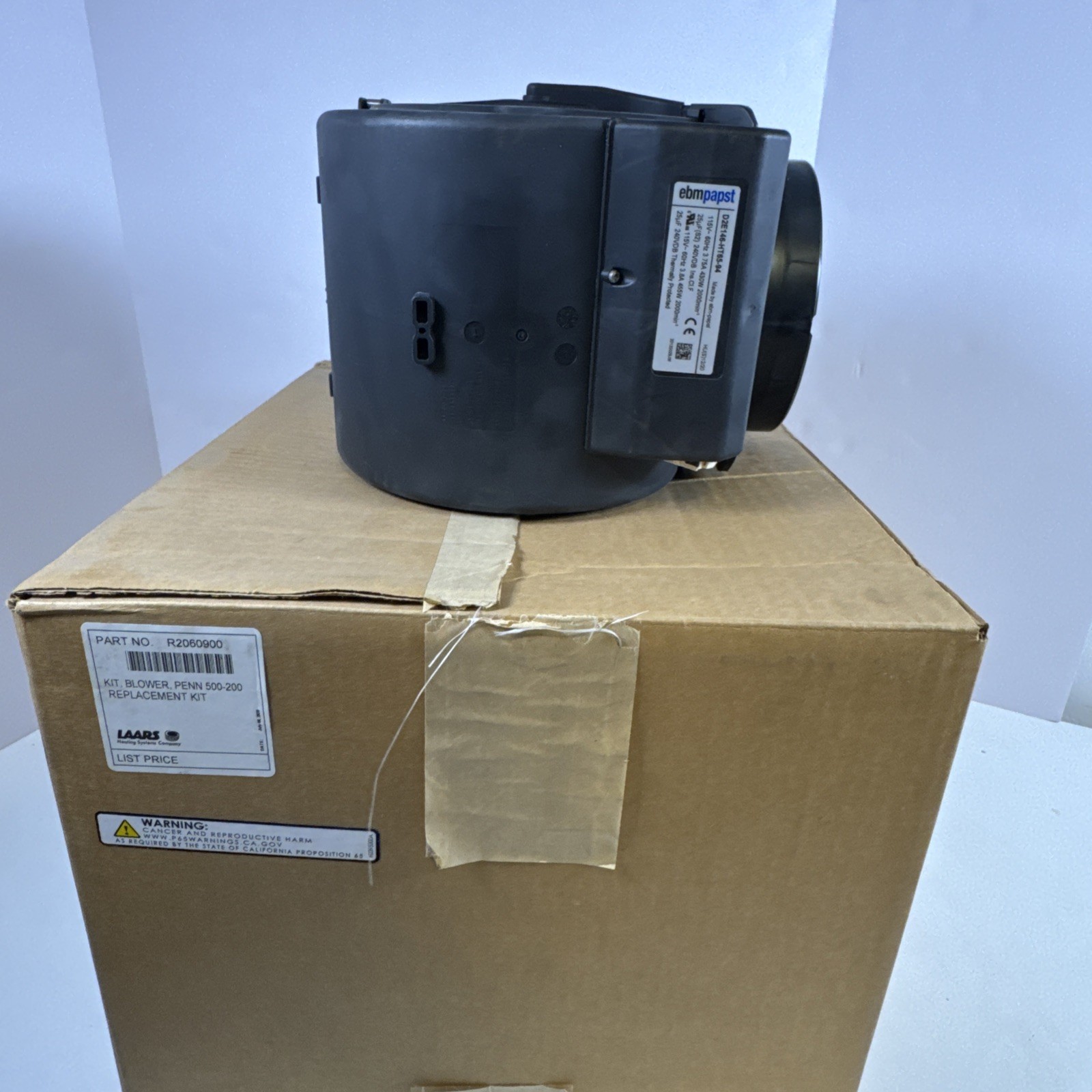 EBMPAPST D2E146-HT65-94 / LAARS R2060900Centrifugal Fan Blower