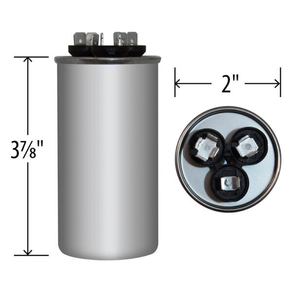 USA 35/5 uf MFD 370 or 440 VAC volts Round CBB65D Run Capacitor 50/60 Hz – Lot-1