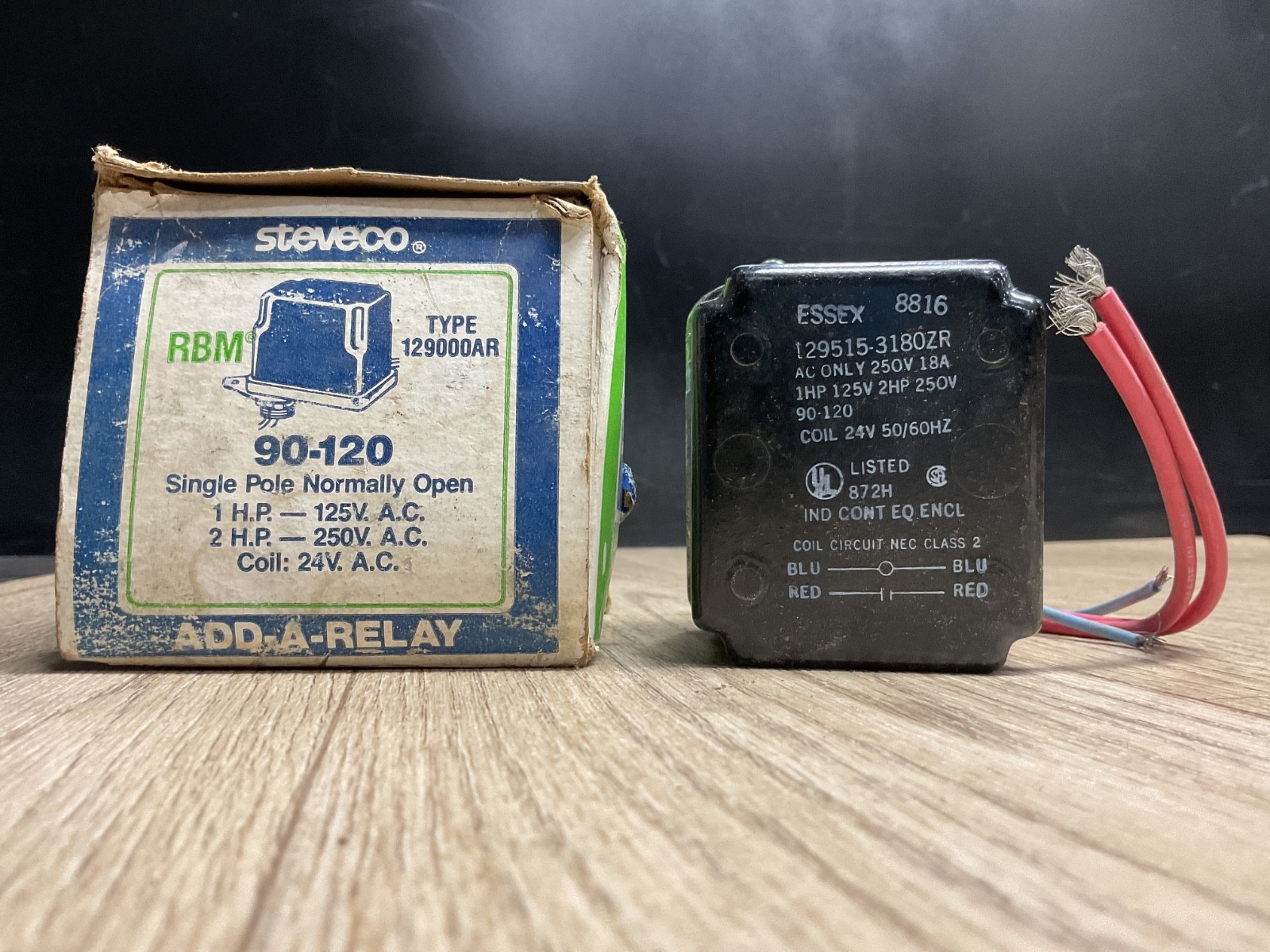 Steveco 90-120 HVAC Relay – Single Pole Normally Open 129000AR #308N129