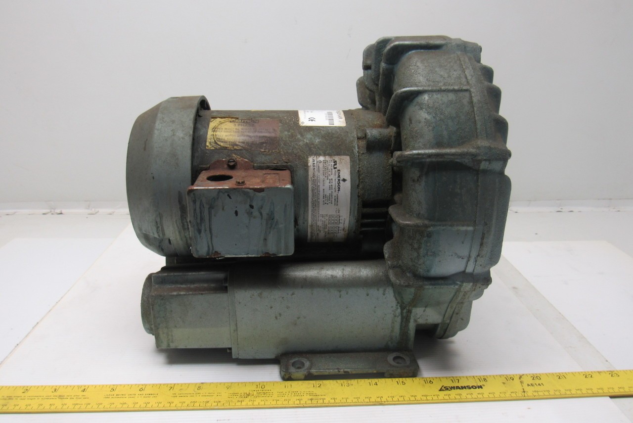 Gast R4310A-2 Regenair Blower Vacuum 1 HP 3450 RPM 208-230/460V 3Ph
