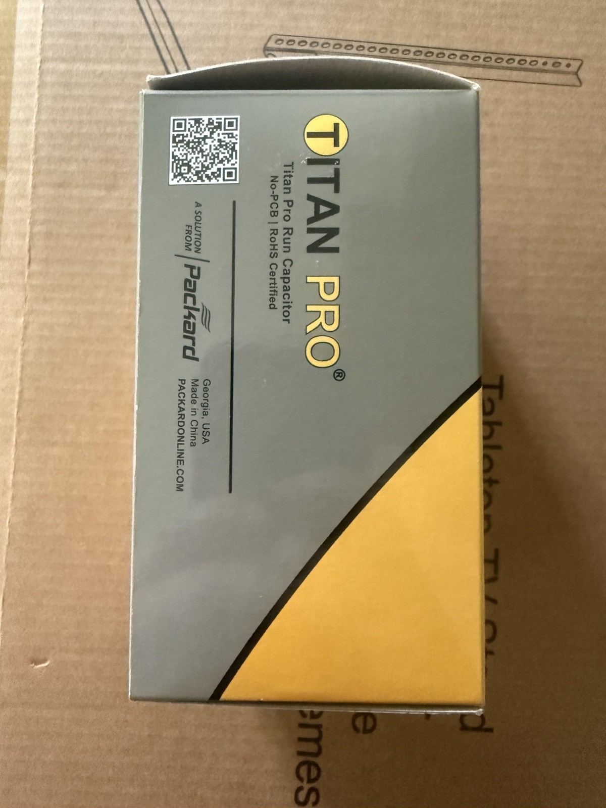 Titan Pro Motor Run Capacitor 55+5 µF Round 440/370 VAC TRCFD555