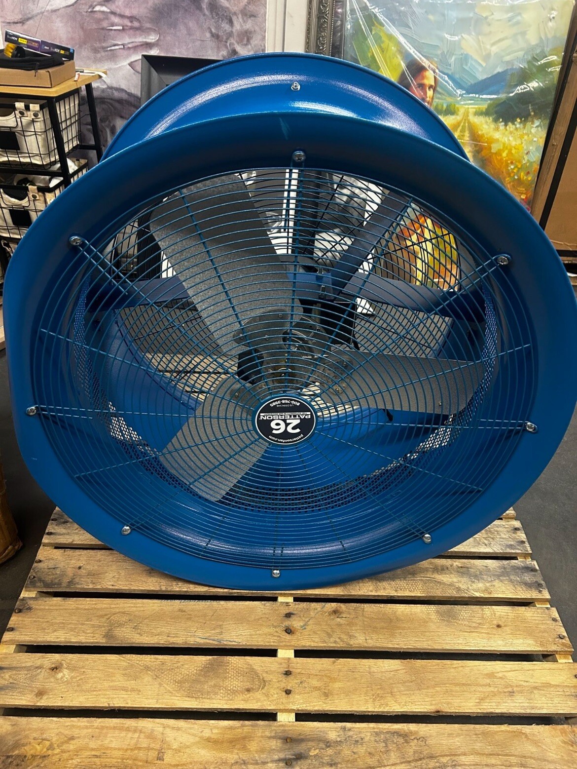 Patterson H26B 1 HP 208 to 230/460VAC 26 In Blade High-Velocity Industrial Fan