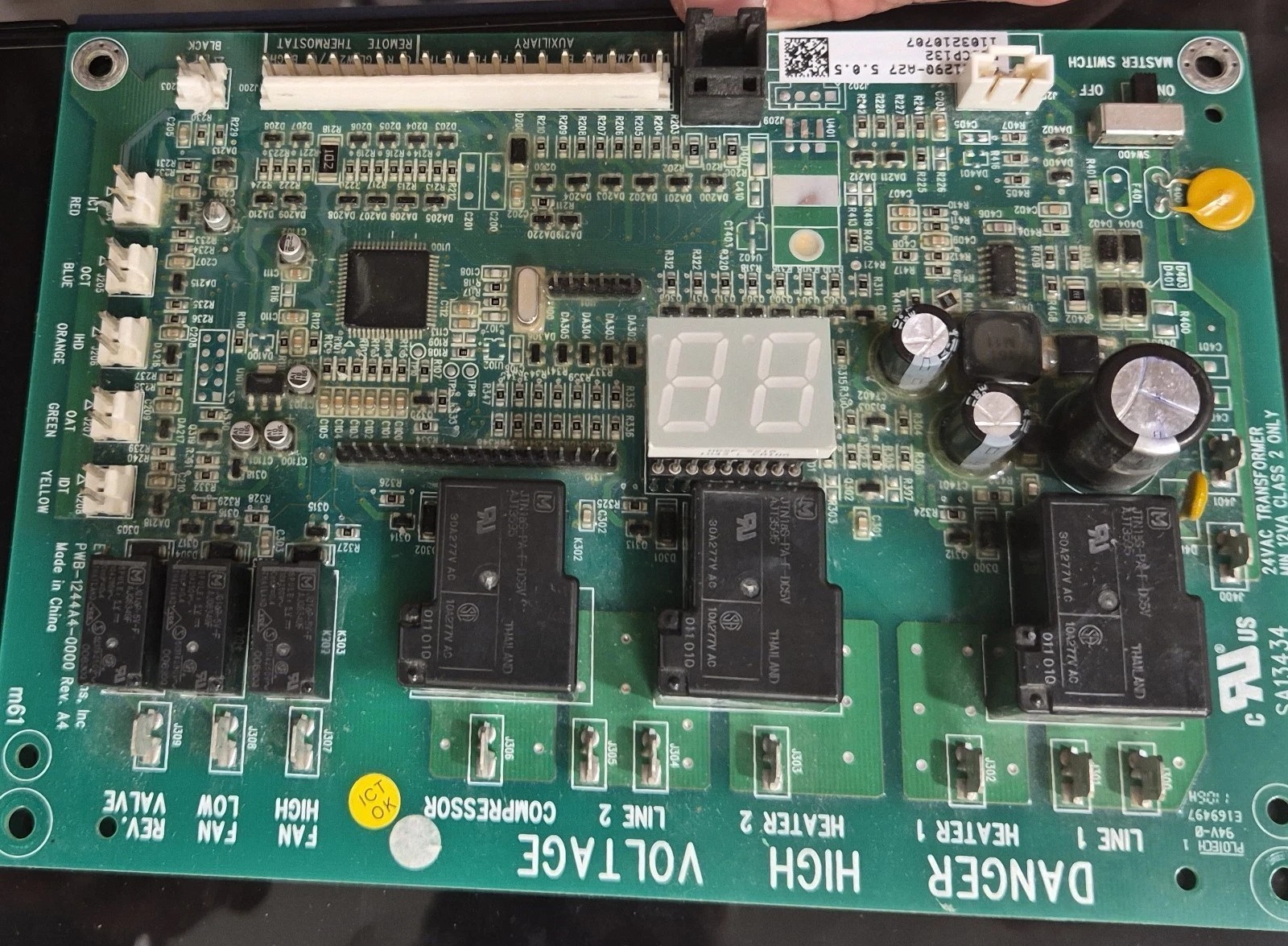 Amana PTAC Universal PC Circuit Control Board RSKP0013 PCBCP132 HVAC AC Heater
