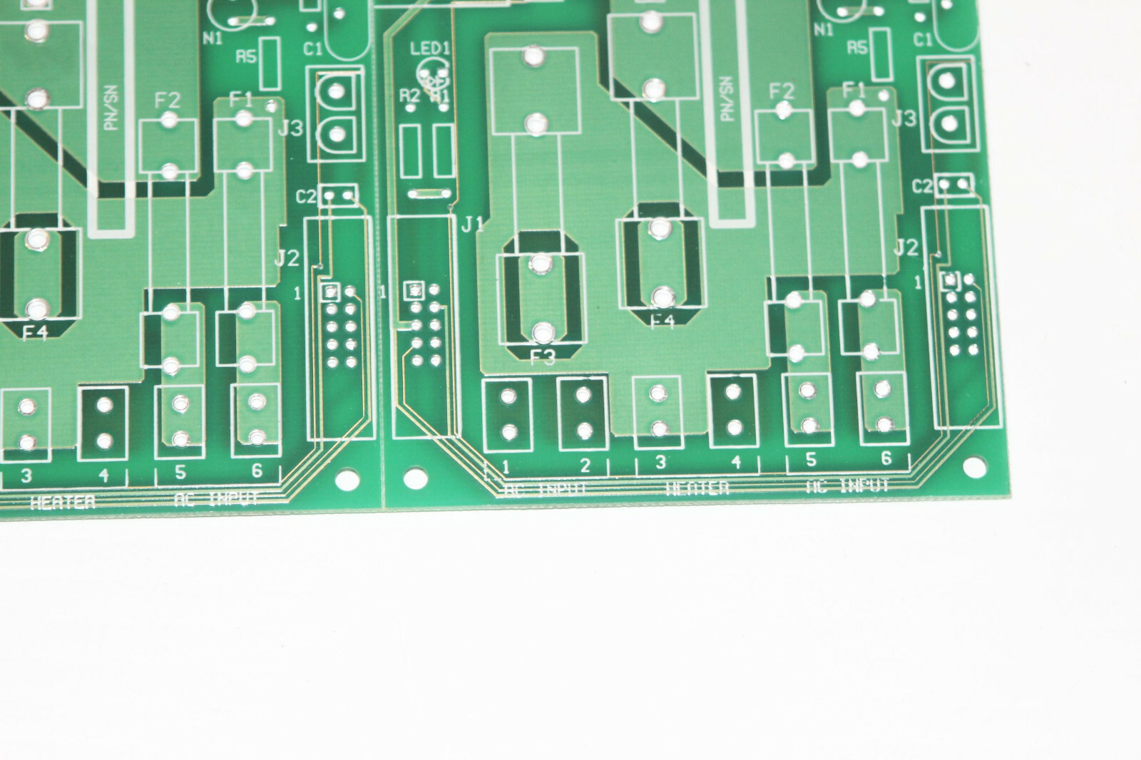 2x Lot – 170690 Rev B Furnace AC Prototype Green PCB Circuit Control Board HVAC