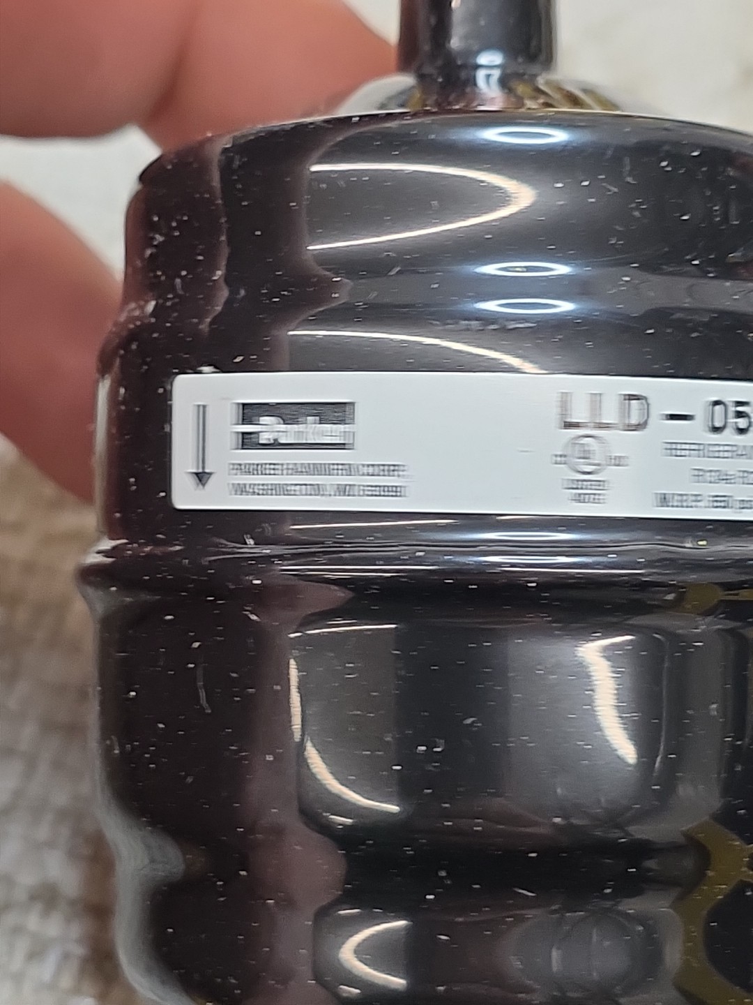 Parker 3/8″ Inch ODF 5 Cu In Solder LLD 053S Liquid Line Filter-Drier NIB