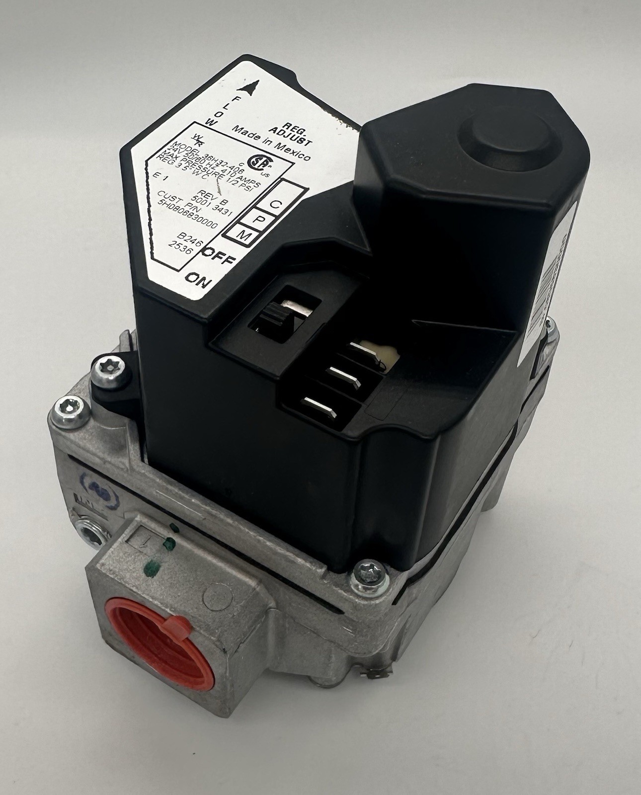 MODINE 5H80683 Gas Valve 3/4″ 24V 1/2 PSI Natural Gas WR 36H32-406 rev. B