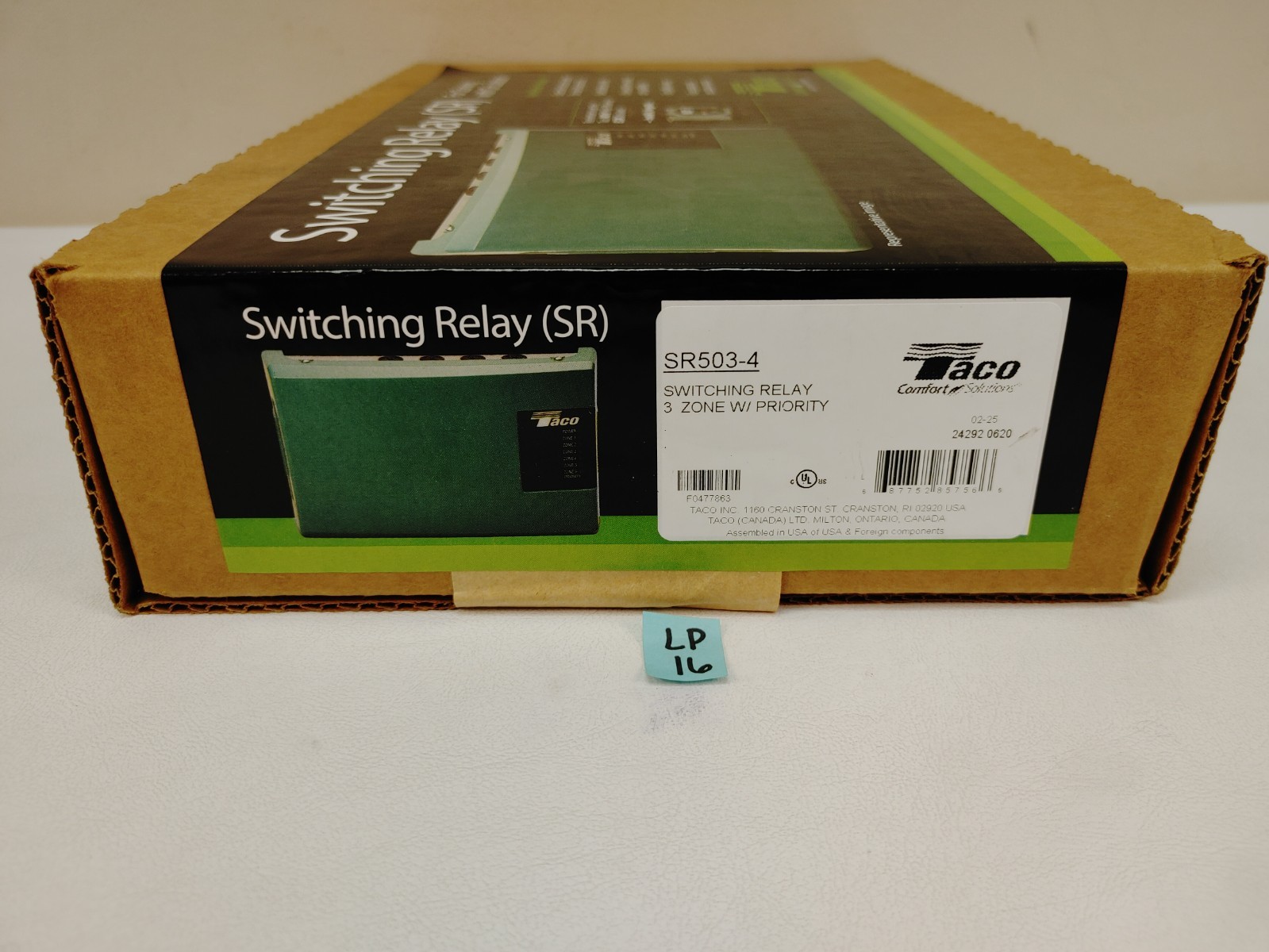 Taco SR503-4 3 Zone Switching Relay NEW/SEALED