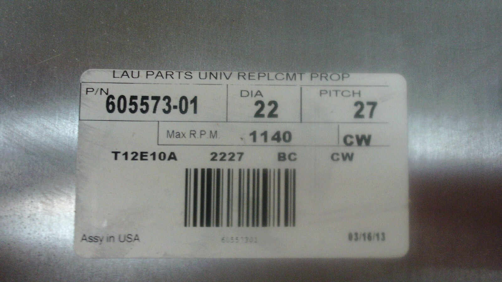 Lau Universal Replacement Fan Blade 60557301