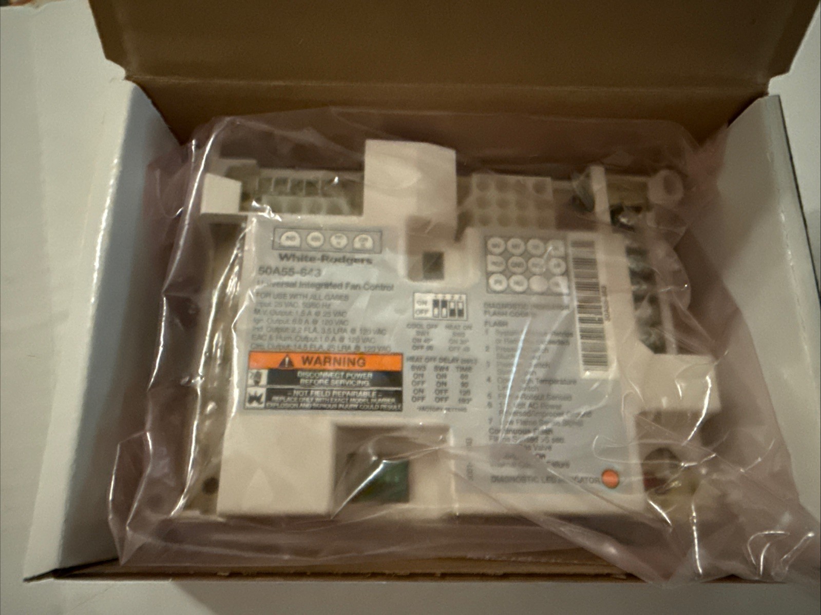 50A55-843 Universal Furnace Control Circuit Board Replacement for White Rodgers