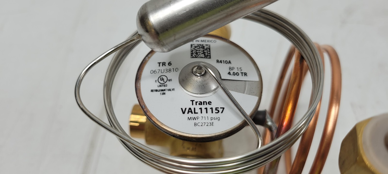 TRANE SERVICE FIRST OEM TR6 VAL11157 VALVE EXPANSION 4 TON 3/4 INLET/ OUTLET