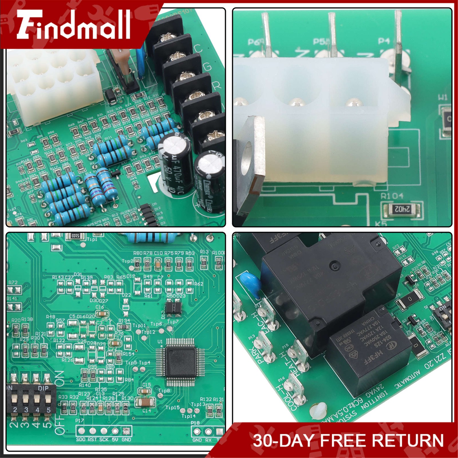 Findmall Gas Furnace Control Board 50A65476 50A65-5165 D341396P05 CNT05165