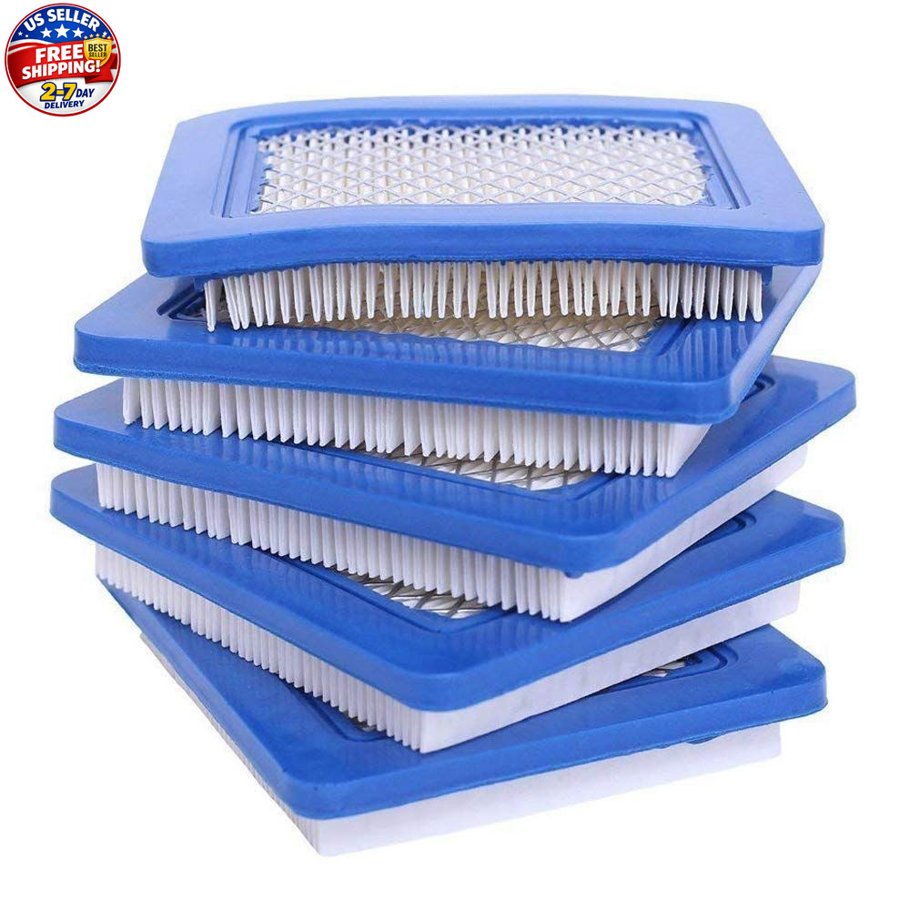 5 Pack 491588S Air Filter, Compatible with 491588 4915885 Flat OEM Air Cleaner C