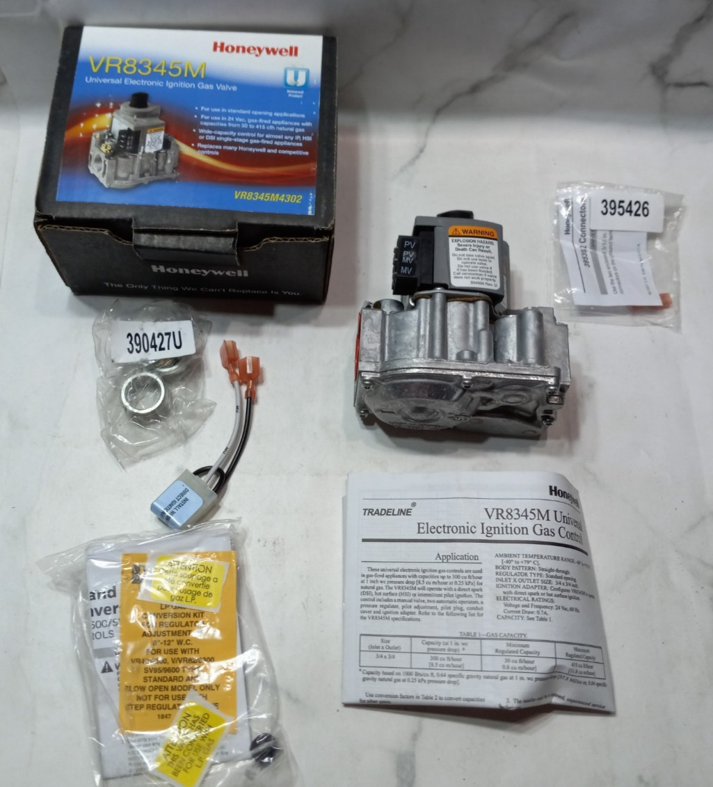 Honeywell Resideo VR8345M Universal Electronic Ignition Gas Control Valve